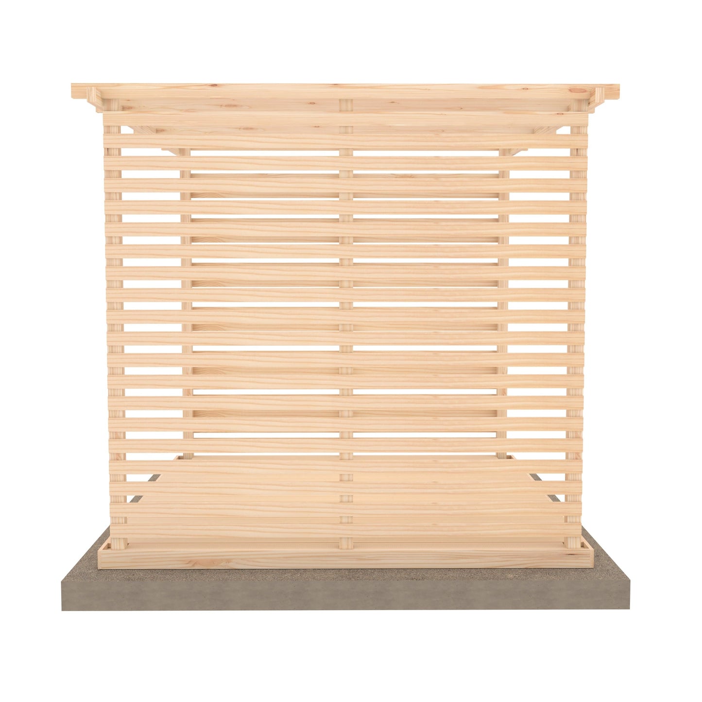 Shire 8 x 8 Ivy Pergola Kit with Decking & Sides