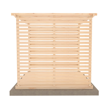 Shire 8 x 8 Ivy Pergola Kit with Decking & Sides