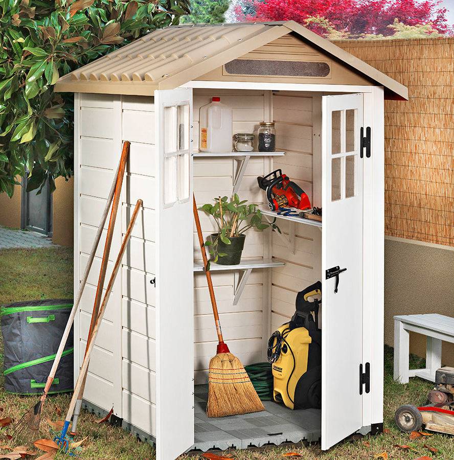 Shire 4 x 4 Tuscany EVO 120 Plastic Shed