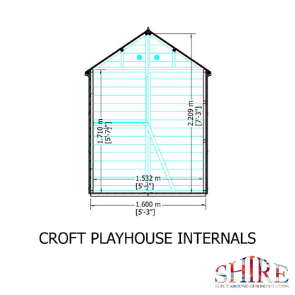 Shire 5 x 5 Croft Playhouse