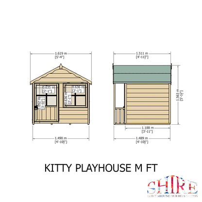 Shire Kitty Playhouse 5x4