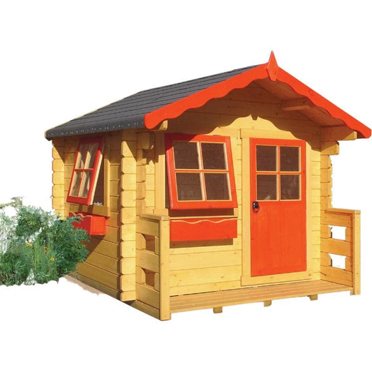 Shire 6 x 7 Salcey Mini Log Cabin Playhouse