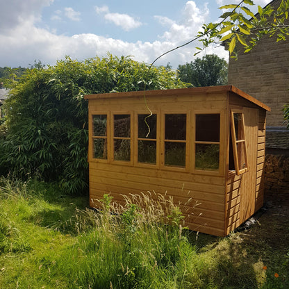 Shire 8x6 Sun Pent Potting Shed