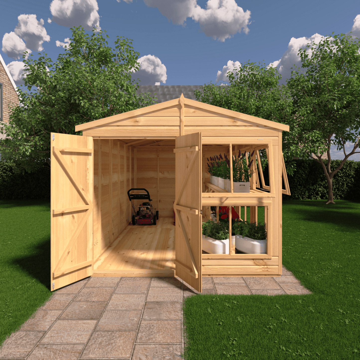 Shire Sun Hut 8 x 12 Potting Shed