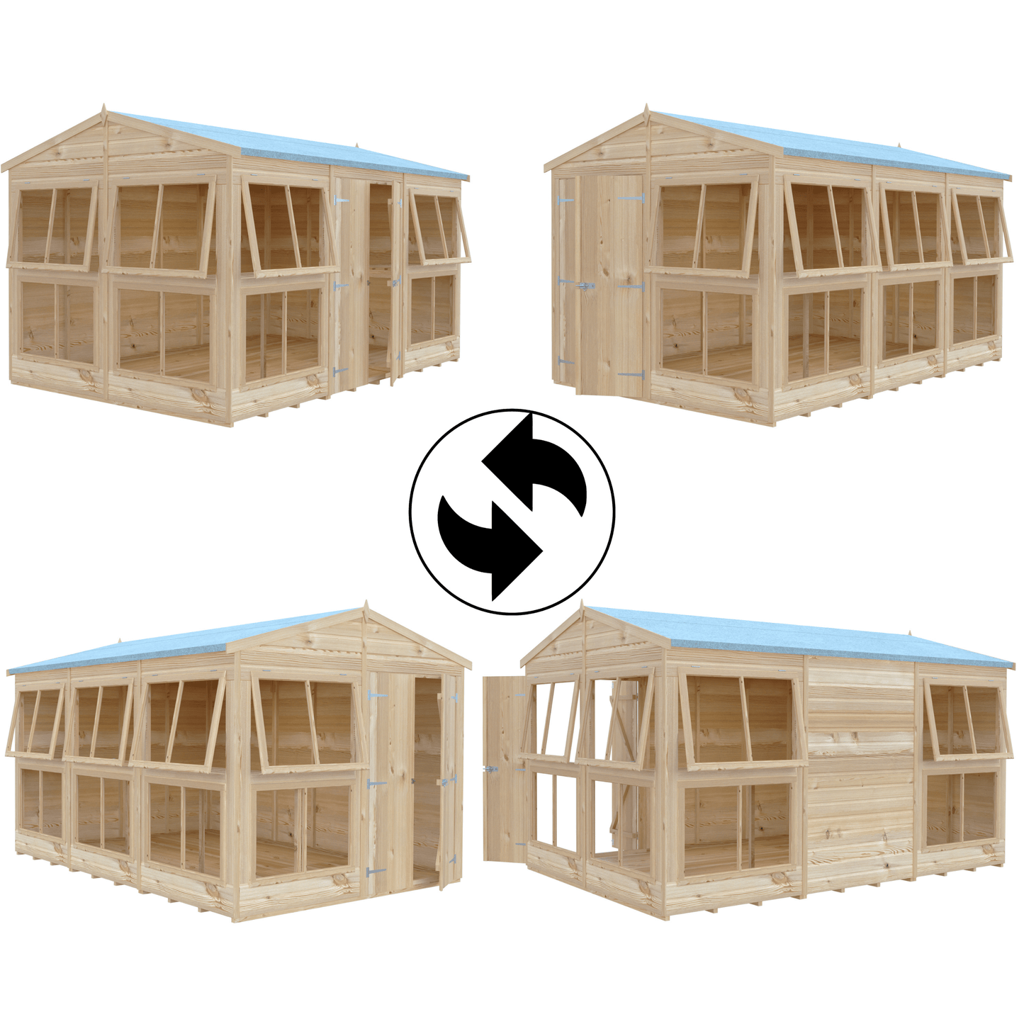 Shire Sun Hut 8 x 12 Potting Shed