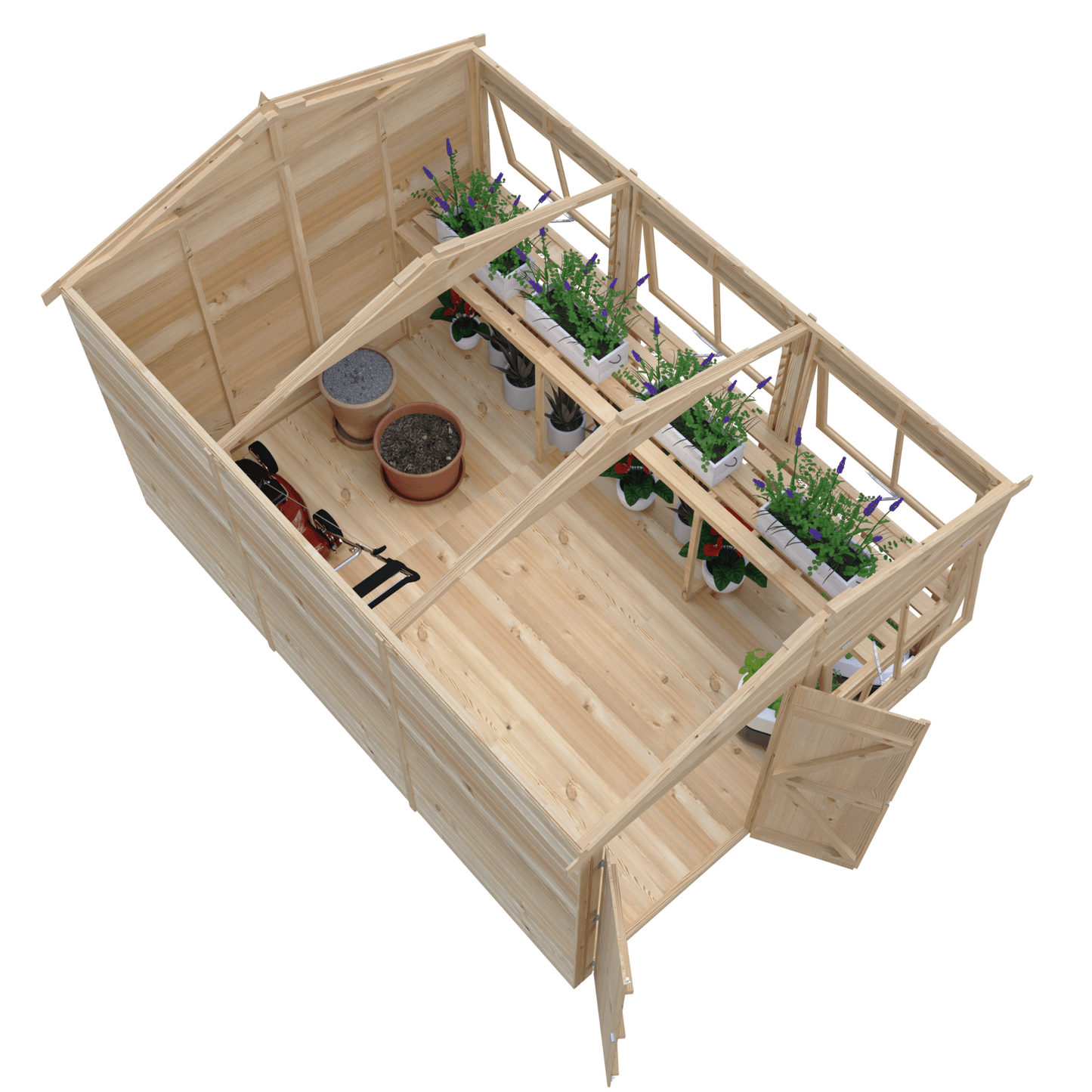 Shire Sun Hut 8 x 12 Potting Shed