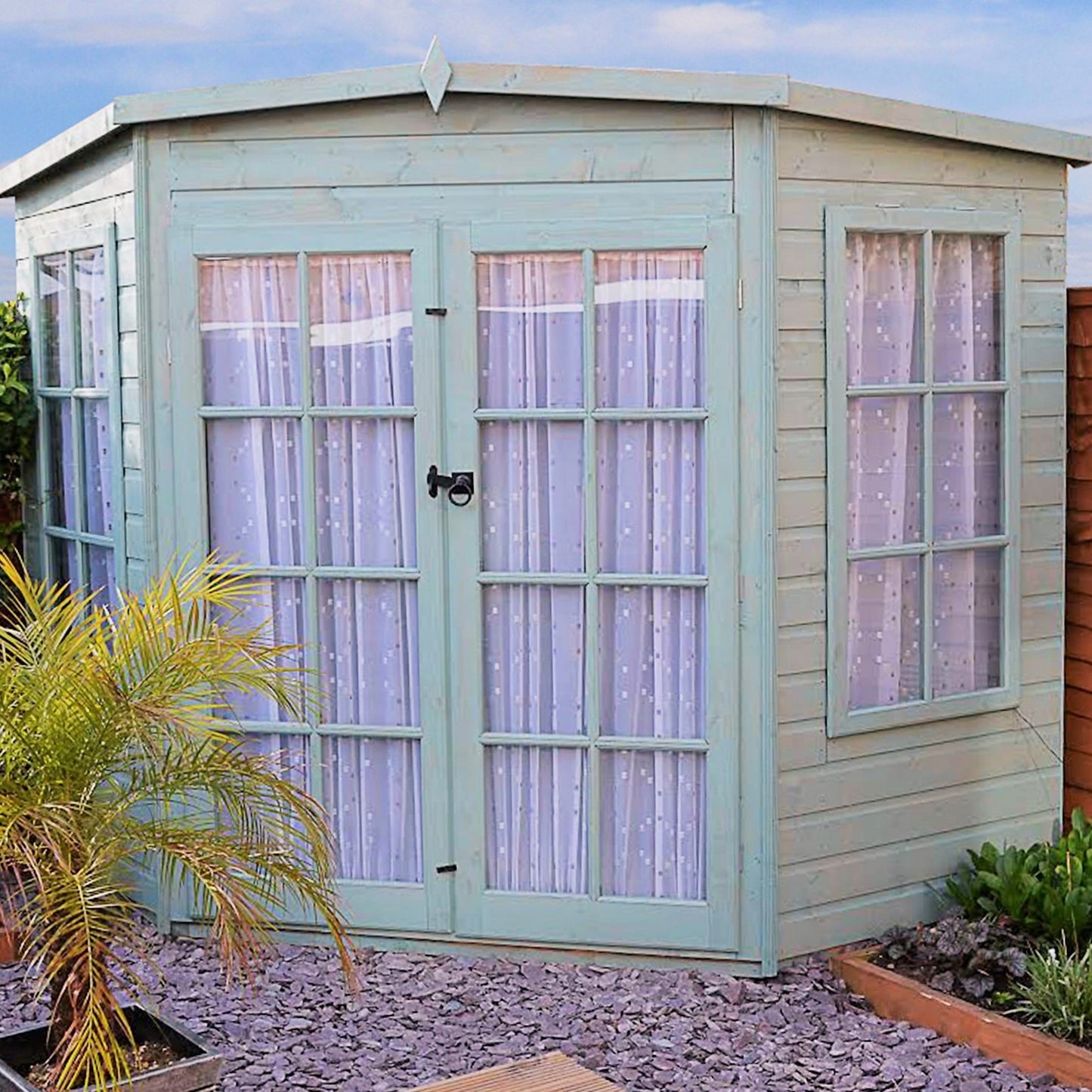 Shire Hampton 7x7 Corner Summerhouse