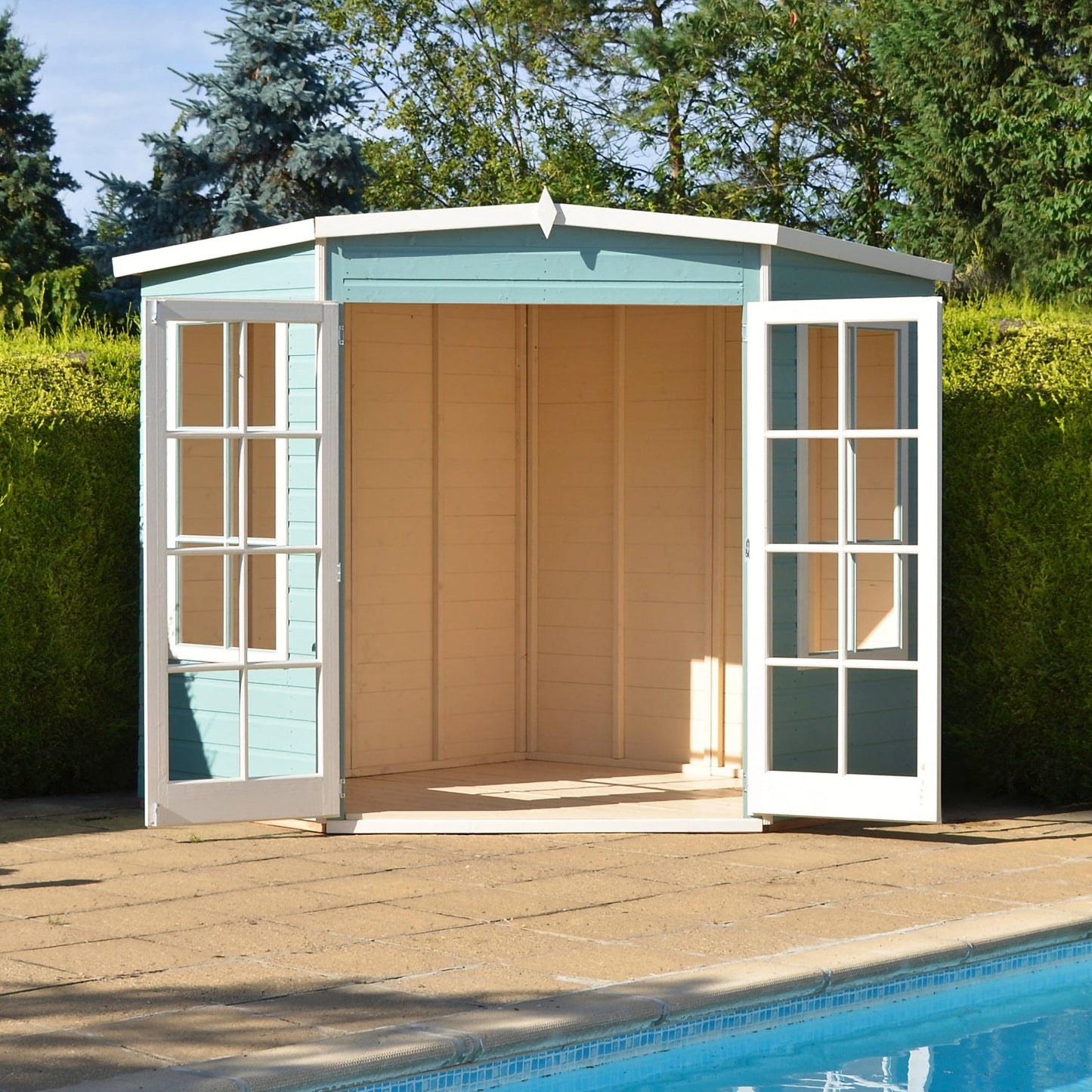 Shire Hampton 7x7 Corner Summerhouse