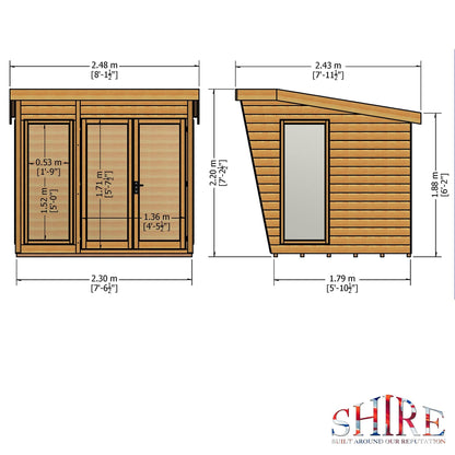 Shire Highclere 8x6 Summerhouse