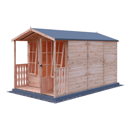 Shire Badminton 7 x 10 Summerhouse with Verandah