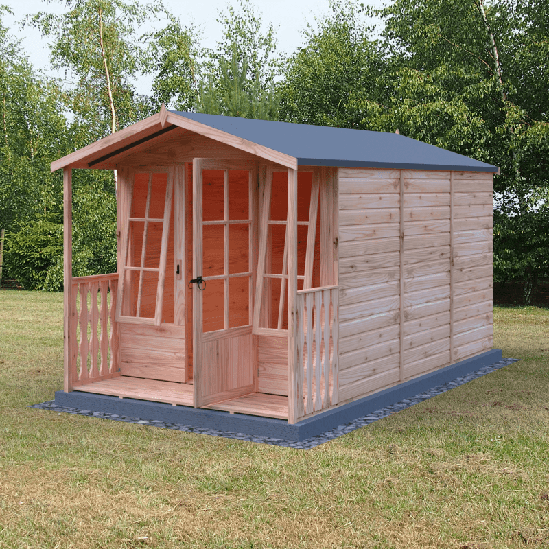 Shire Badminton 7 x 10 Summerhouse with Verandah