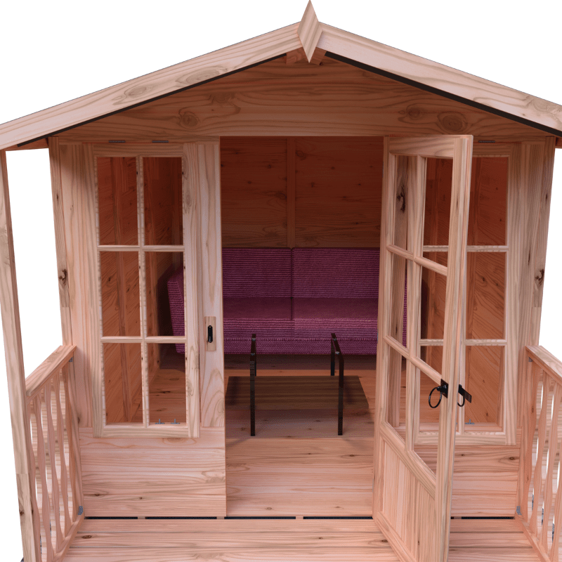 Shire Badminton 7 x 10 Summerhouse with Verandah