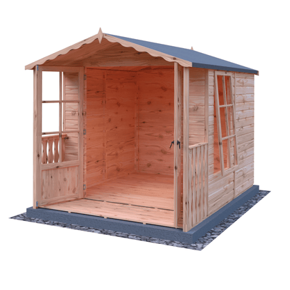 Shire Buckingham 7 x 10 Wooden Summerhouse with Veranda