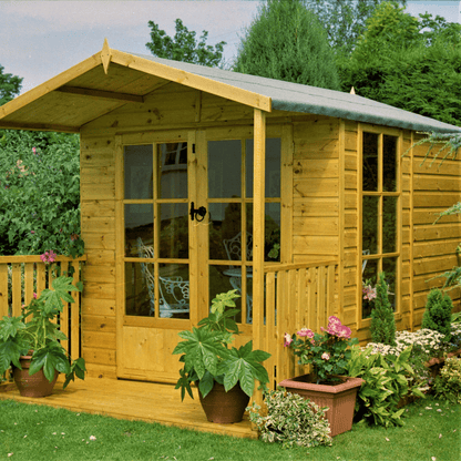 Shire Buckingham 7 x 10 Wooden Summerhouse with Veranda