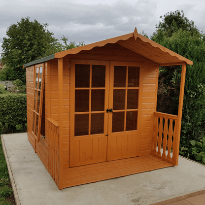 Shire Buckingham 7 x 10 Wooden Summerhouse with Veranda