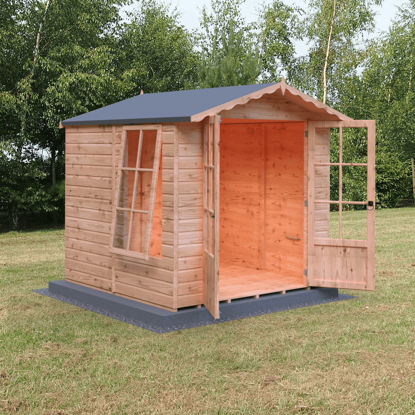 Shire Buckingham 7 x 7 Wooden Summerhouse