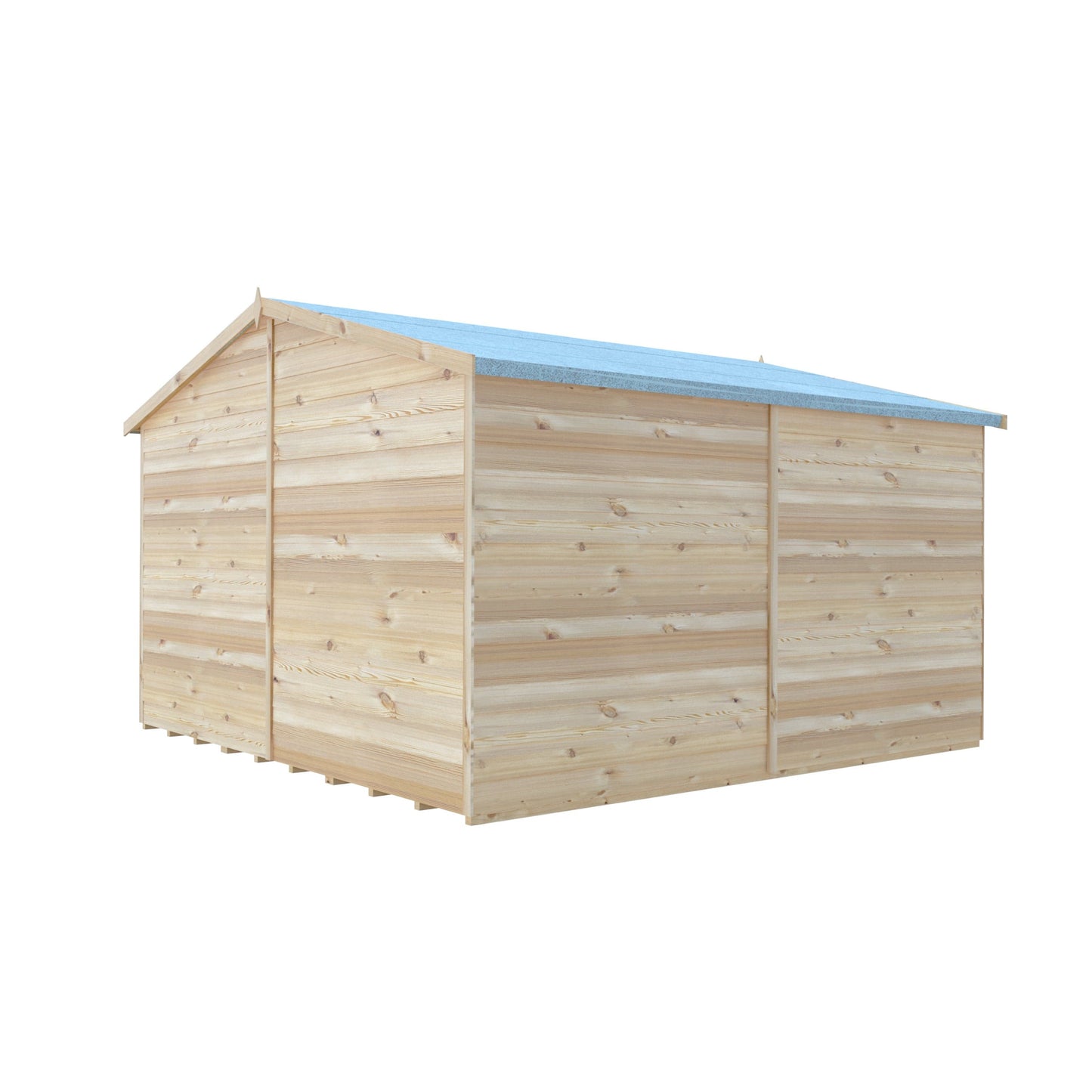 Shire 10x10 Overlap Shed Double Door With Windows
