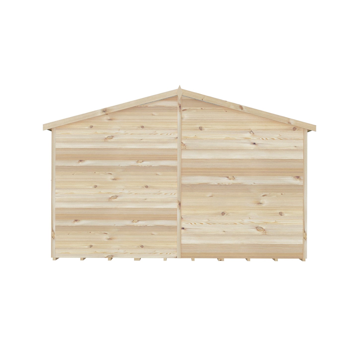 Shire 10x10 Overlap Shed Double Door With Windows
