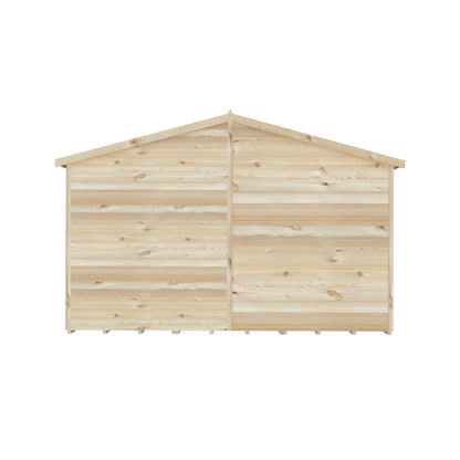Shire 10x10 Overlap Shed Double Door With Windows