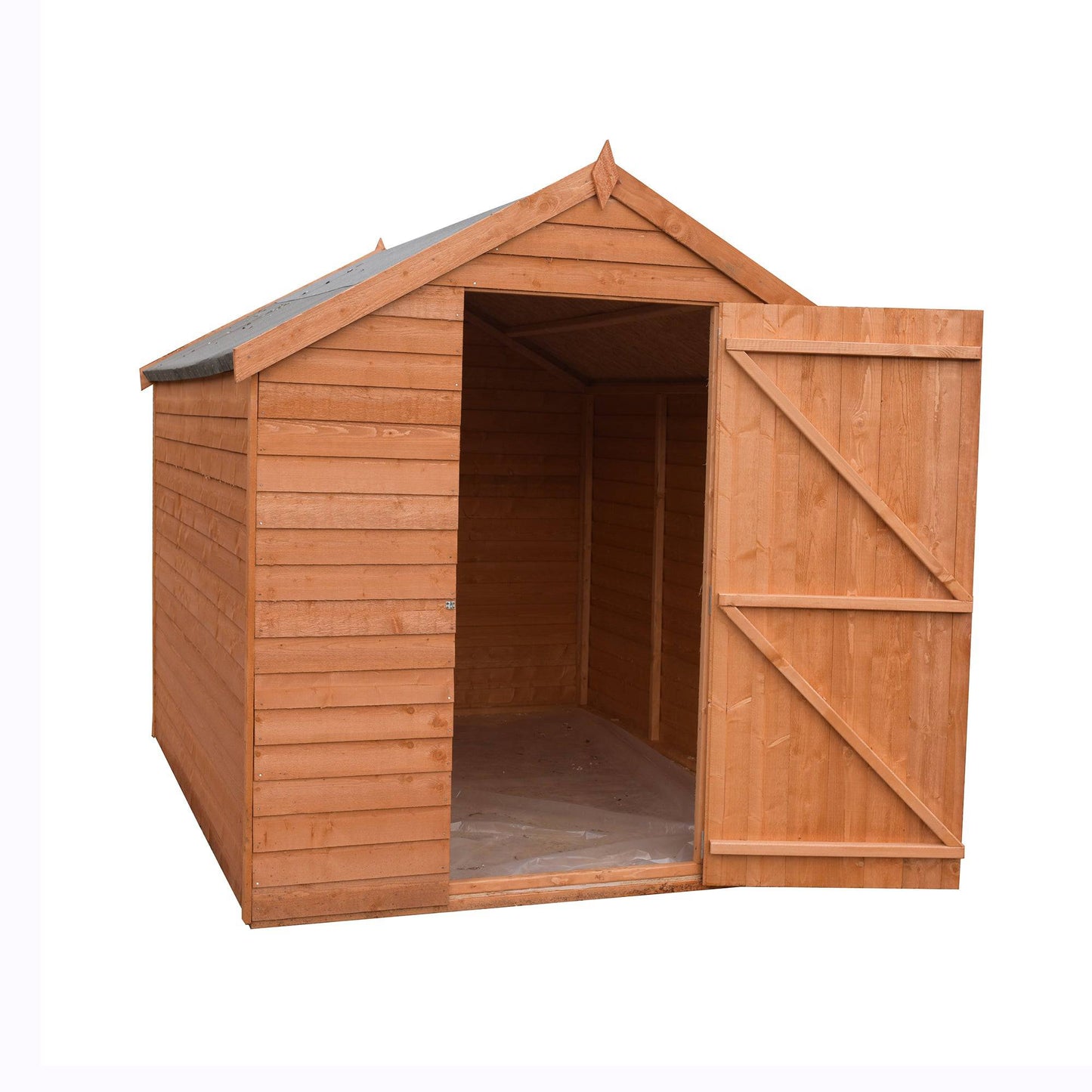 Shire 7x5ft Value Overlap Shed - Single Door
