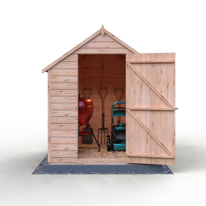 Shire 7x5ft Value Overlap Shed - Single Door