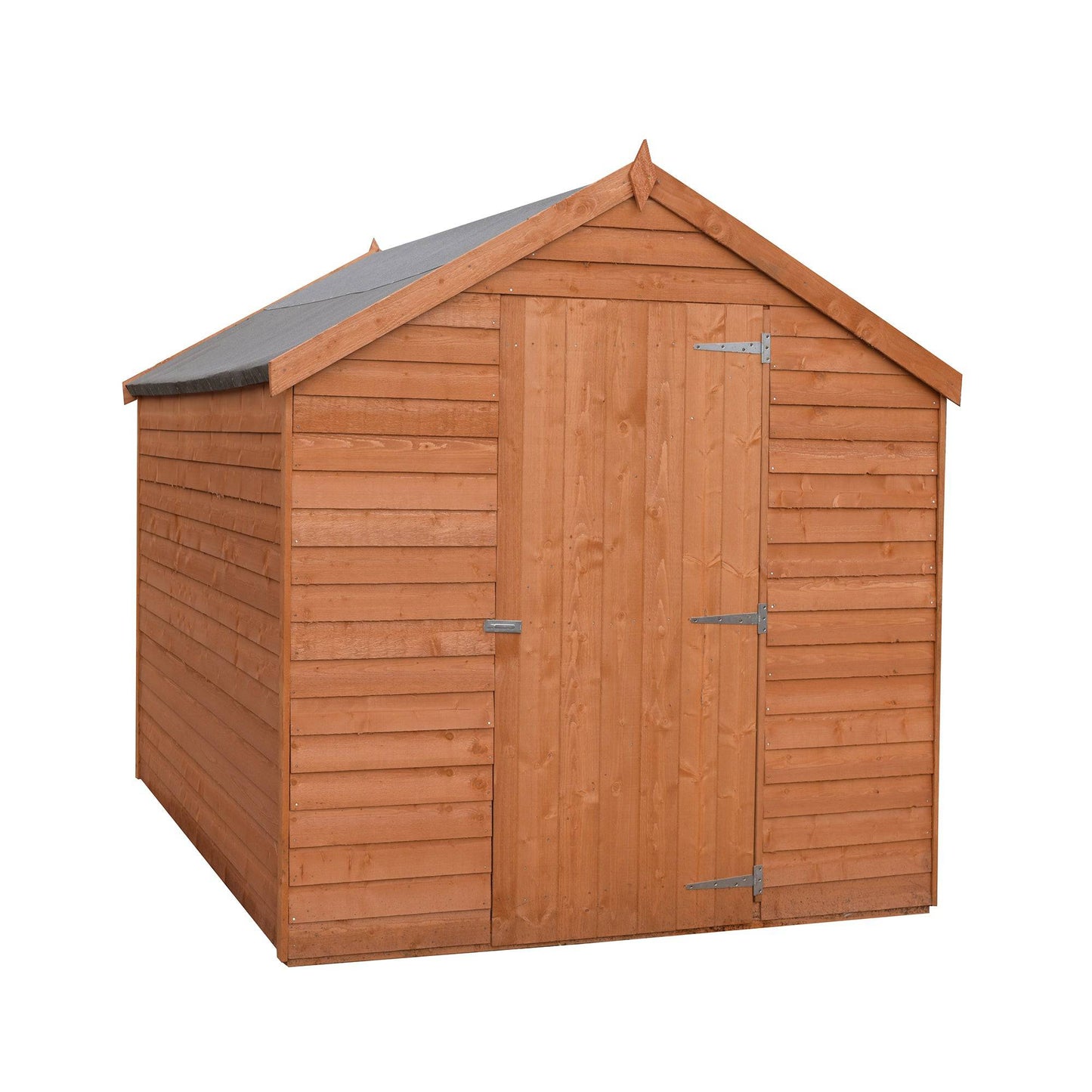 Shire 8x6 Overlap Dip Treated Single Door Windowless Shed