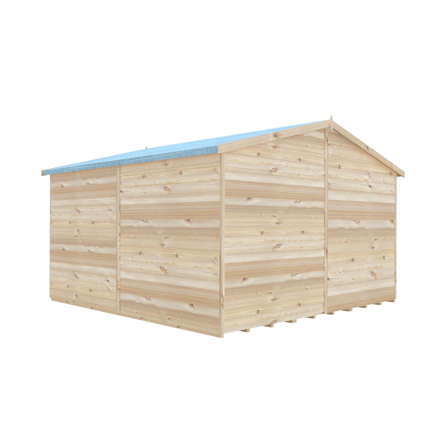 Shire Overlap Double Door Shed - 10x15ft