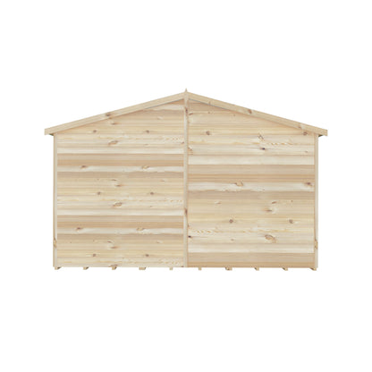 Shire Overlap Double Door Shed - 10x15ft