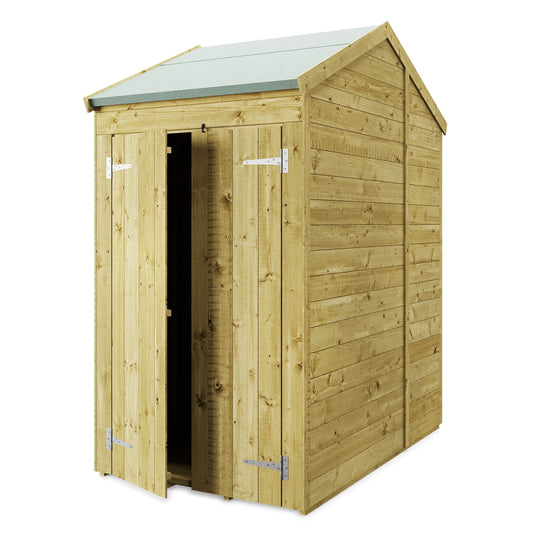 Store More 4 x 6 Tongue and Groove Apex Shed - Windowless