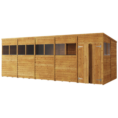 Store More 20 x 8 Pressure Treated Overlap Pent Shed