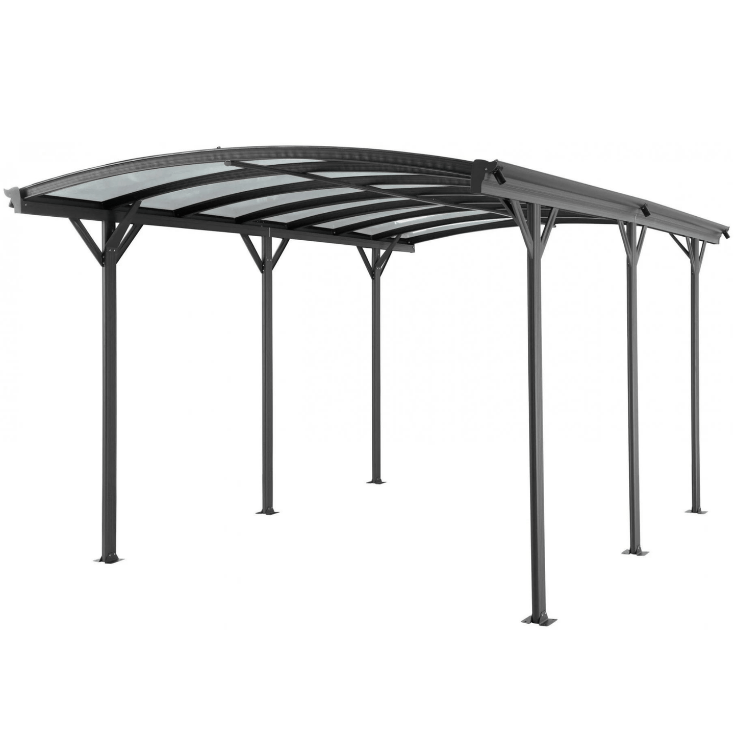 Kingston 10x16ft Aluminium Curved Carport