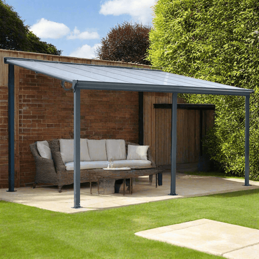 Kingston 10x16ft Wide Lean To Carport Patio Cover