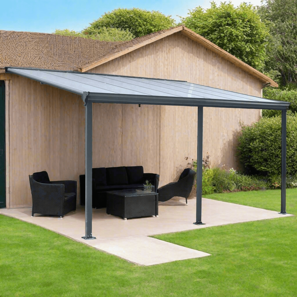 Kingston 10x16ft Wide Lean To Carport Patio Cover