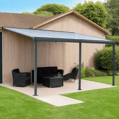 Kingston 10x16ft Wide Lean To Carport Patio Cover