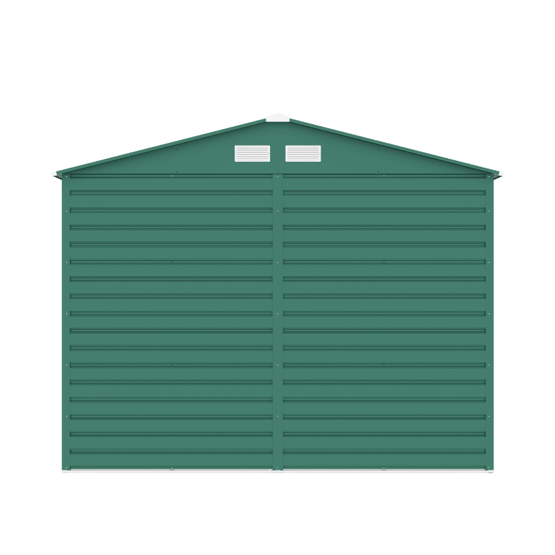 Lotus 9 x 6 Hypnos Apex Metal Shed - Green