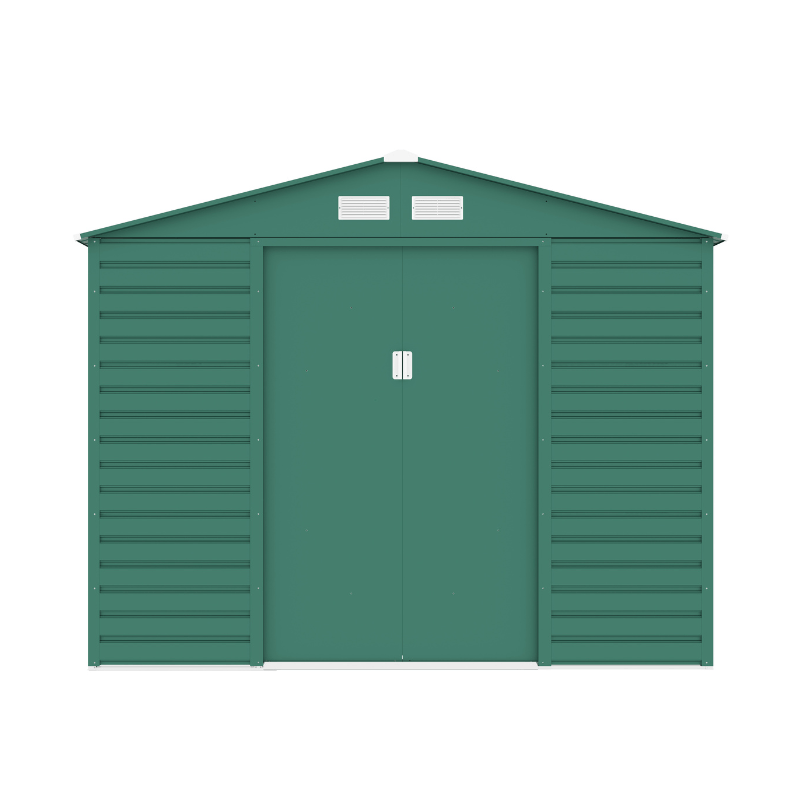 Lotus 9 x 6 Hypnos Apex Metal Shed - Green