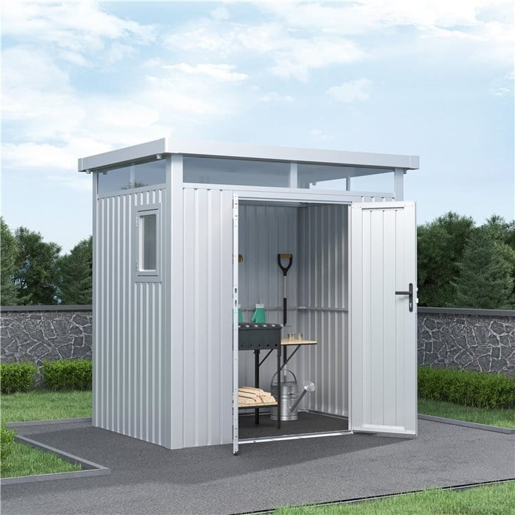 Lotus Titan 8x5 Pent Metal Shed