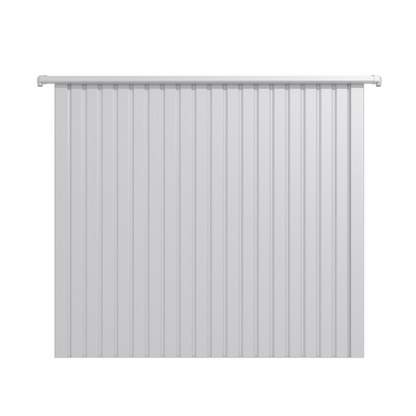 Lotus Minos 7 x 6 Pent Aluminium Metal Shed - White
