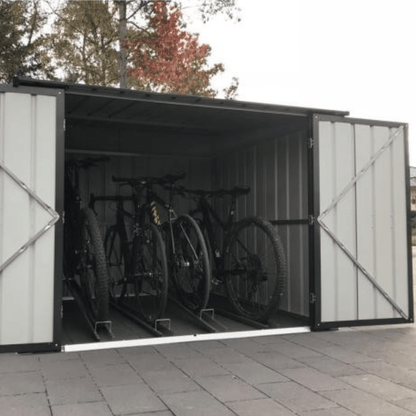 Globel 6x6ft Bicycle Storage - Anthracite Grey