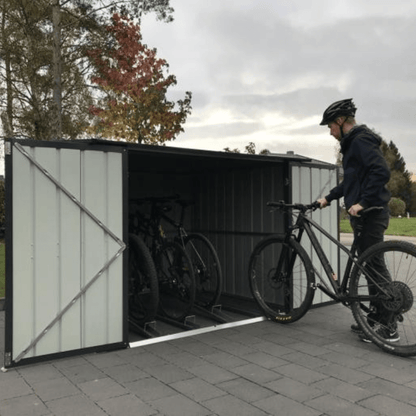 Globel 6x6ft Bicycle Storage - Anthracite Grey