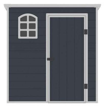 Jasmine 6x3 Plastic Pent Shed with Foundation Kit