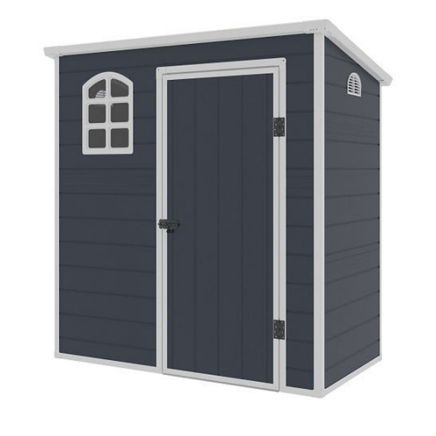 Jasmine 6x3 Plastic Pent Shed with Foundation Kit