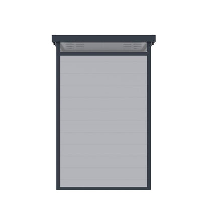 Lotus Curo 4 x 6 Pent Plastic Shed - Grey