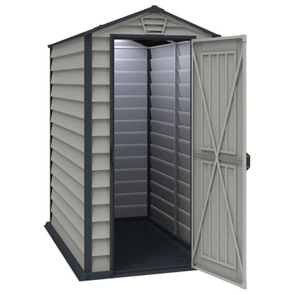 Saffron Apex Plus 4x6 Vinyl Shed