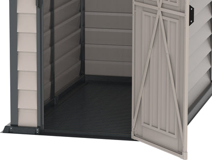 Saffron Apex Plus 4x6 Vinyl Shed