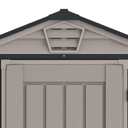 Saffron Apex Plus 4x6 Vinyl Shed