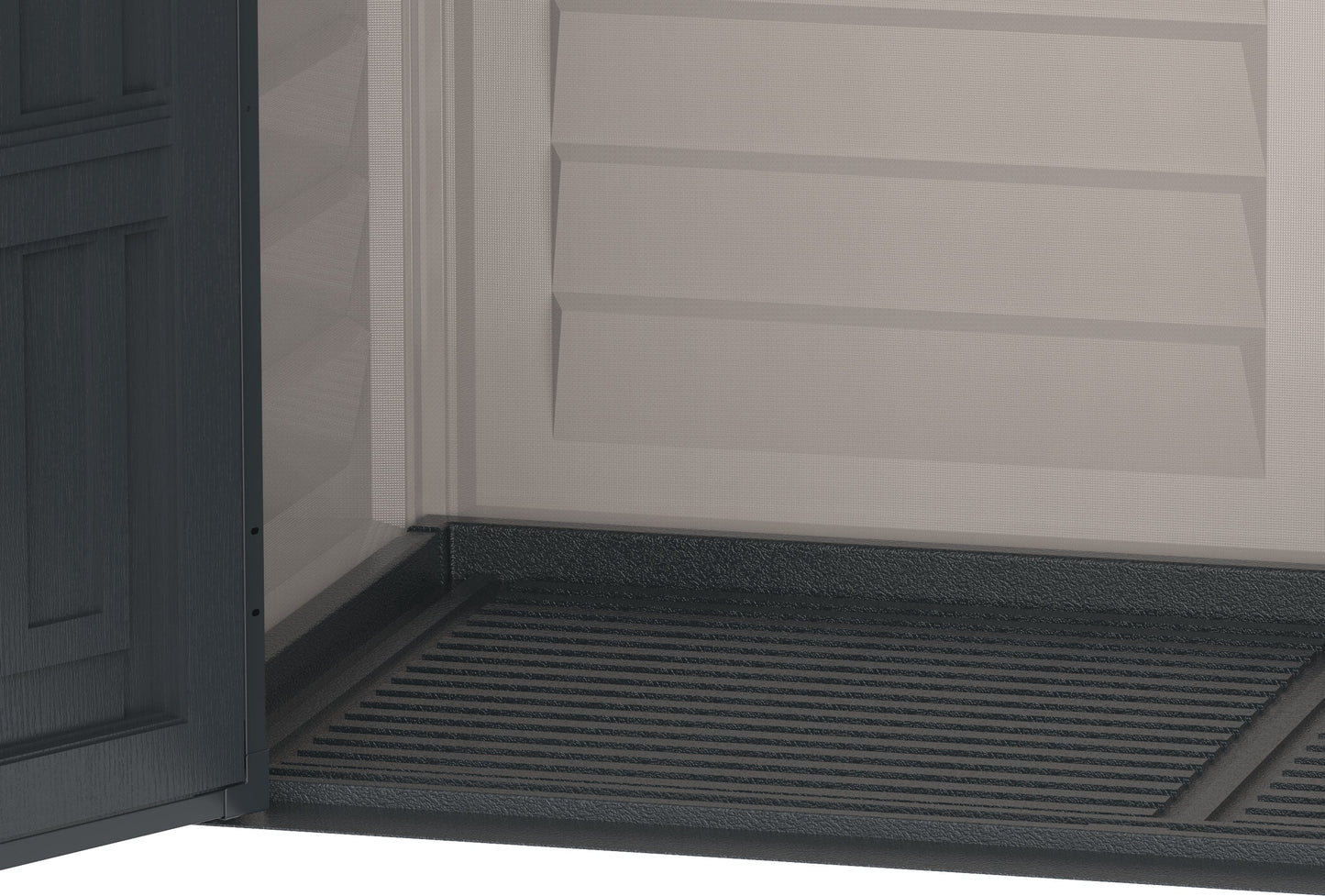 Saffron Pent Plus 5x3 Vinyl Shed