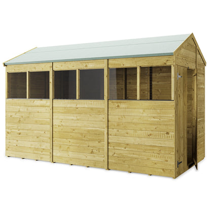 Store More 12 x 6 Tongue and Groove Pressure Treated Apex Shed