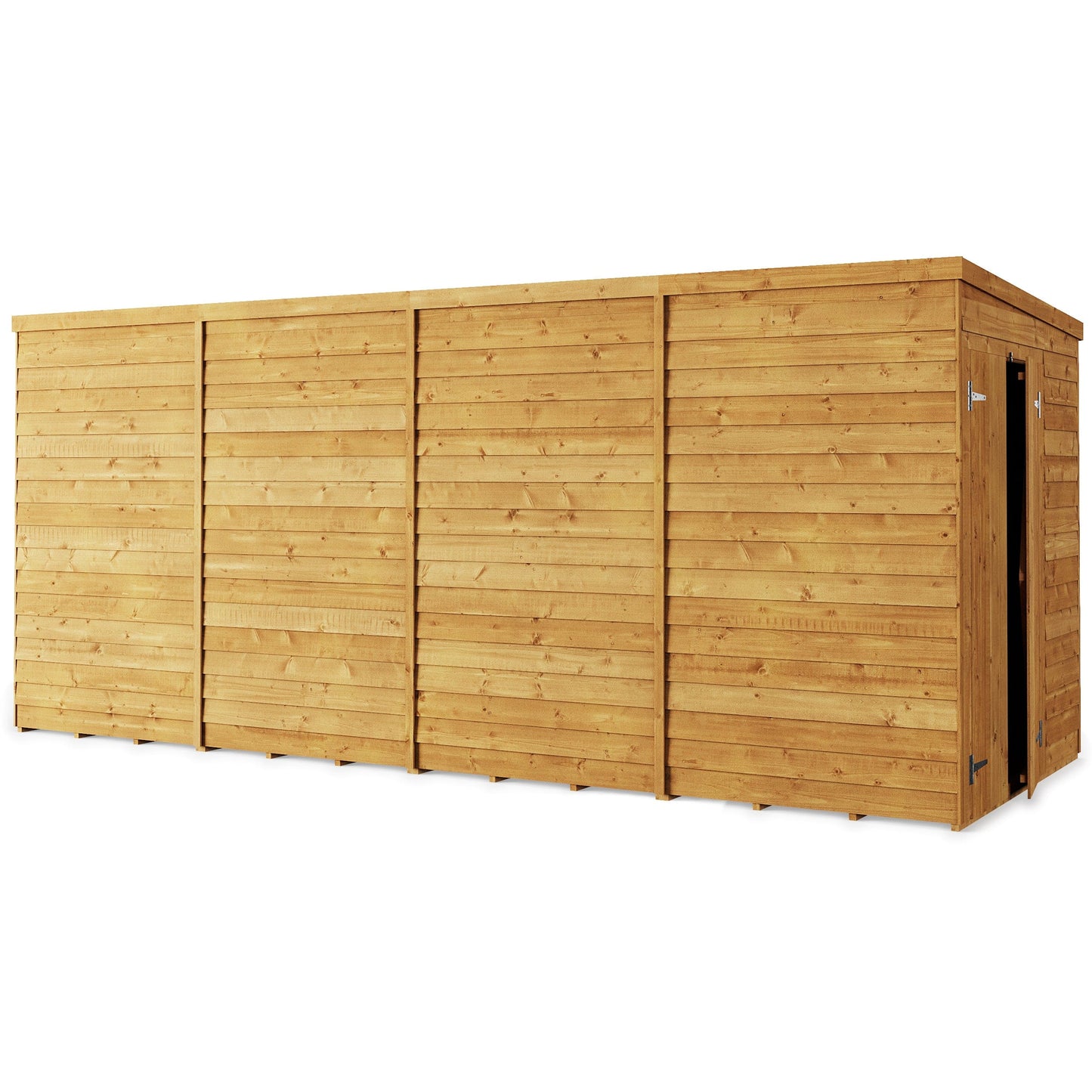 Store More 16 x 6 Pressure Treated Overlap Pent Shed