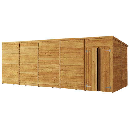 Store More 20 x 8 Pressure Treated Overlap Pent Shed